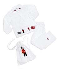 Load image into Gallery viewer, NEW  BOYS &quot;LONDON&quot; Cotton/Poplin Embroidered PJ &amp; Gift bag SALE SALE SALE
