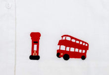 Load image into Gallery viewer, NEW  BOYS &quot;LONDON&quot; Cotton/Poplin Embroidered PJ &amp; Gift bag SALE SALE SALE
