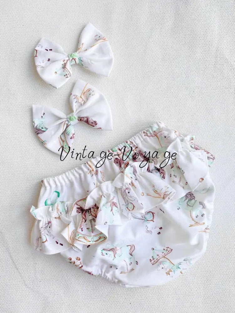EMILY MINT HAND-SMOCKED🪡🧵DRESS PANTIES & HAIR ACCESSORIES🎀 - Baby & Toddler Dresses