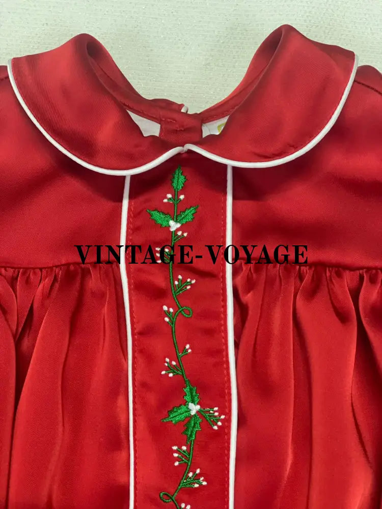 PRE-ORDER‼️NEW🎄HOLLY RED♥️SILK/SATIN BABY BOYS ROMPER & BIB SET👑 Baby & Toddler Outfits