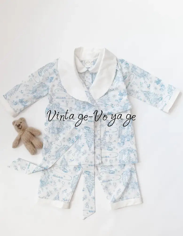 NEW😍MARGARET CUSTOM PRINTED❄️☃️HAND-SMOCKED🧵🙏🏻DRESS & ACCESSORIES🎀 - Baby & Toddler Dresses
