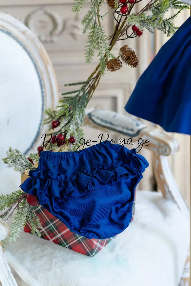 NEW💙! ’Bluebell’ Hand-Smocked🧵🪡👑Baby Dress Set - Royal Blue🎀🎀 - Baby & Toddler Dresses