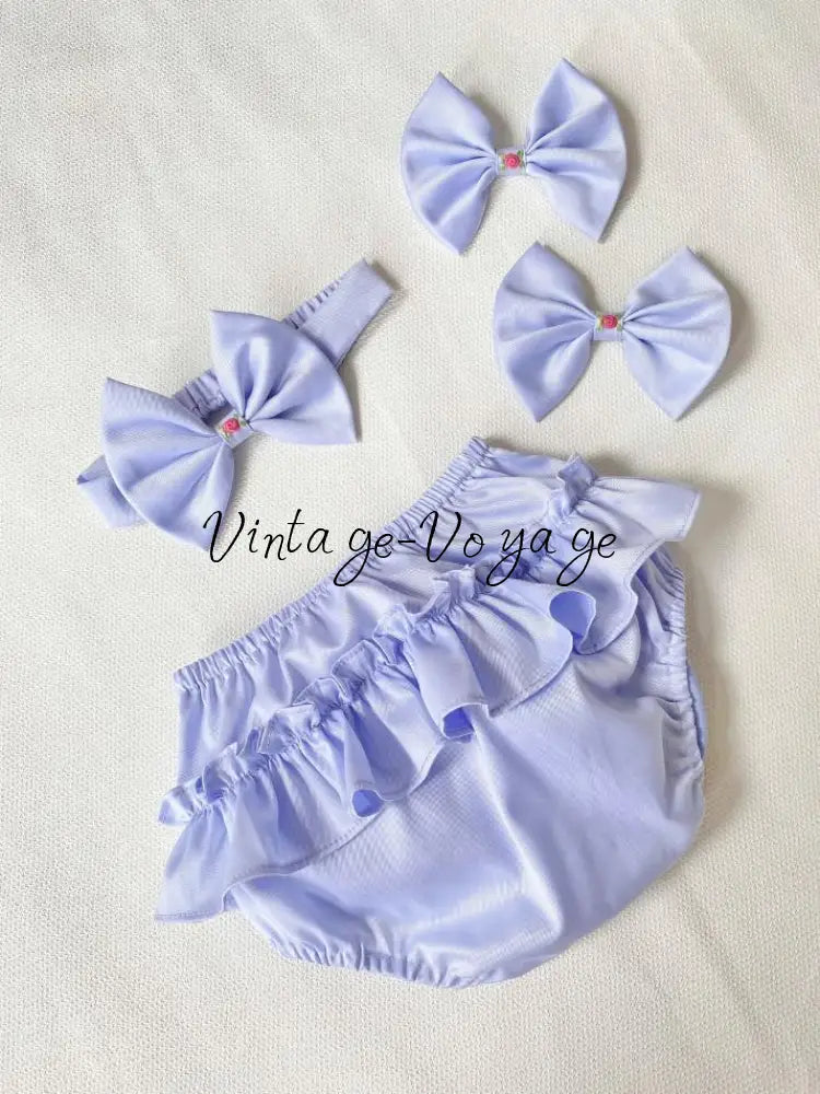 NEW🎄🧑‍🎄ELIZABETH STRAWBERRY🍓BASKET BABY BLUE HAND-SMOCKED🧵🪡👑DRESS & ACCESSORIES🎀 - Baby & Toddler Dresses
