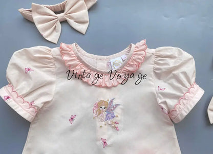 NEW🤩FLOWER FAIRIES🧚🧚🏻‍♀️CUSTOM PRINT COTTON SKIRT SET🎀🎀 Baby & Toddler Outfits