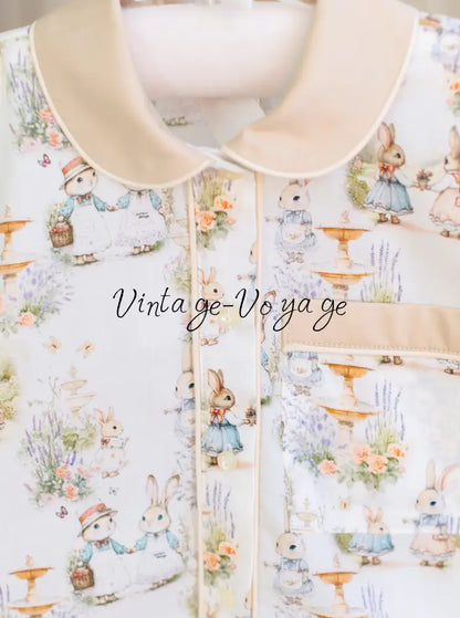 NEW😍FLUFFYTAILS🐇🐇BOYS DRESSING GOWN & PYJAMA SET👦 pyjama set