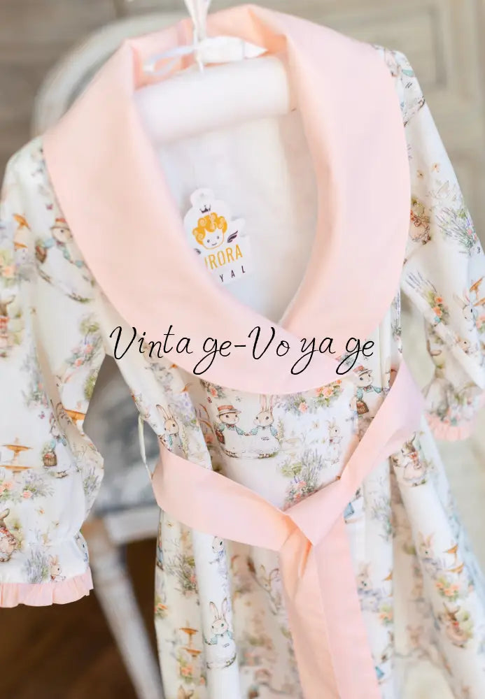 NEW😍FLUFFYTAILS🐇🐇NIGHTDRESS DRESSING GOWN AND HAIR BOWS OR HEADBAND🎀🎀 pyjama set