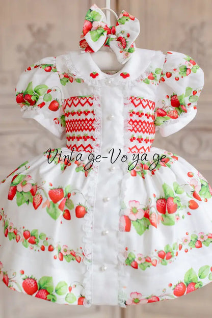 NEW! JUICY HAND-EMBROIDERED🧵🪡DRESS BOWS OR HEADBAND 🎀 0-3 months Baby & Toddler Dresses