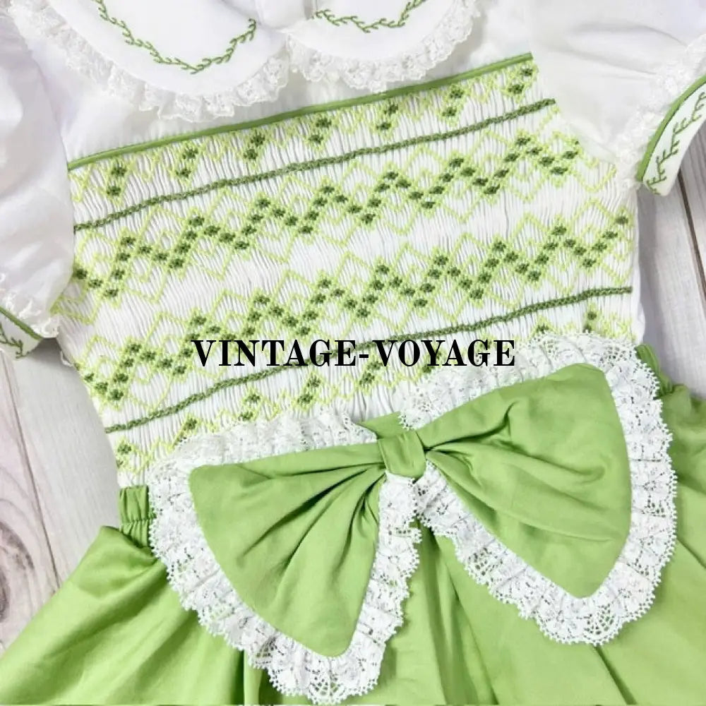 NEW! JULIE GRASS GREEN 👑BABY SKIRT SET BIB SUN HAT & HEADBAND OR BOWS Baby & Toddler Outfits