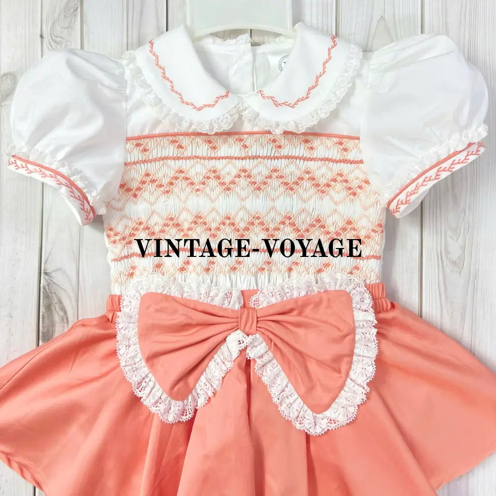 NEW! JULIE PEACHY/ORANGE 👑BABY SKIRT SET BIB SUN HAT & HEADBAND OR BOWS Baby & Toddler Outfits