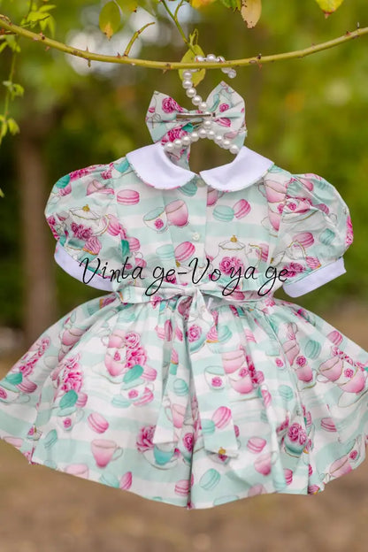 NEW💕PARTY🥳🎉HAND-SMOCKED🧵🪡PEARLS DETAILS DRESS & ACCESSORIES🎀 - Baby & Toddler Dresses