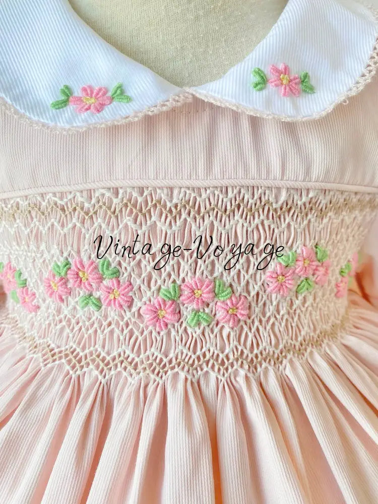 PRE-ORDER&GET IT NEXT WEEK! NEW DARLING CREAM HAND-SMOCKED DRESS & ACCESSORIES - Baby & Toddler Dresses