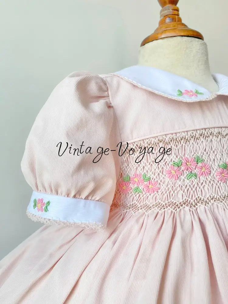 PRE-ORDER&GET IT NEXT WEEK! NEW DARLING CREAM HAND-SMOCKED DRESS & ACCESSORIES - Baby & Toddler Dresses