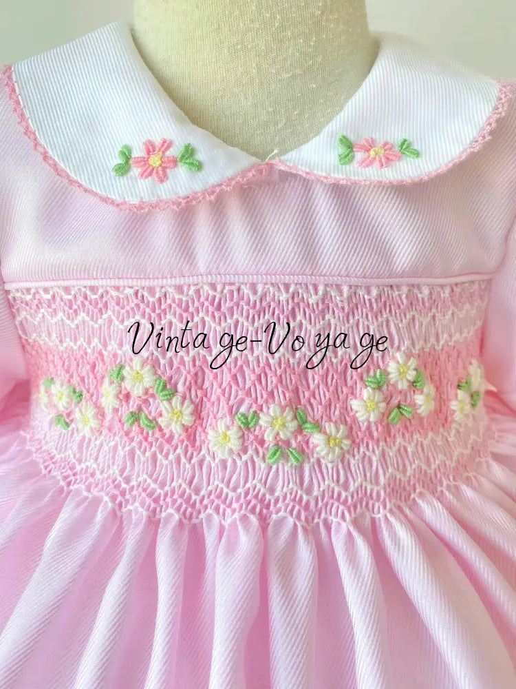 PRE-ORDER&GET IT NEXT WEEK! NEW DARLING PINK HAND-SMOCKED DRESS & ACCESSORIES - Baby & Toddler Dresses