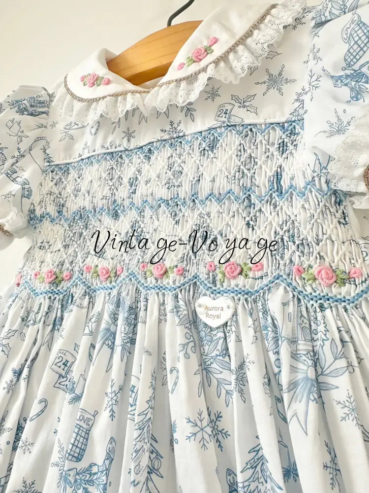 PRE-ORDER & GET IT NEXT WEEK! NEW! MAGGIE BABY GIRLS CUSTOM PRINT HAND-SMOCKED ROMPER & ACCESSORIES - Baby & Toddler