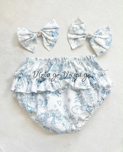 PRE-ORDER & GET IT NEXT WEEK! NEW! MARGARET CUSTOM PRINTED HAND-SMOCKED DRESS & ACCESSORIES - Baby & Toddler Dresses