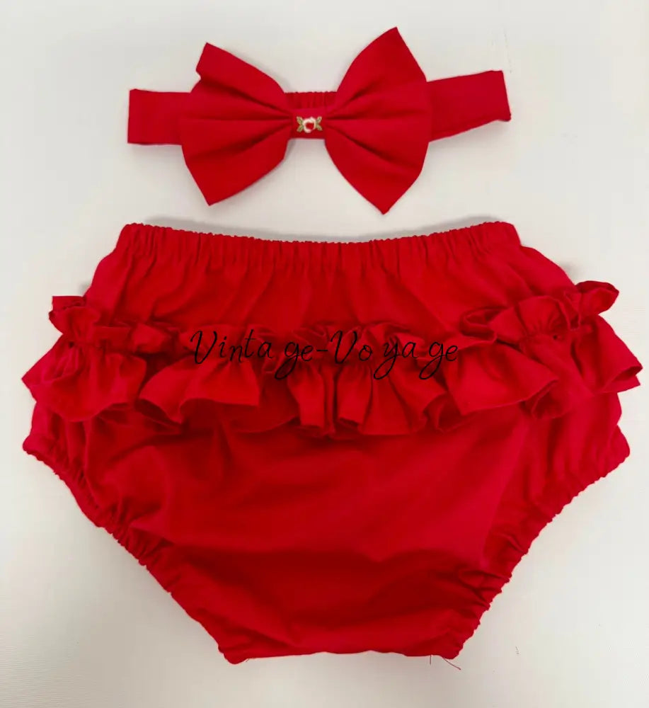 PRE-ORDER&GET IT NEXT WEEK! NEW SEASON CHRISTIE RED HAND-SMOCKED DRESS & ACCESSORIES - Baby & Toddler Dresses