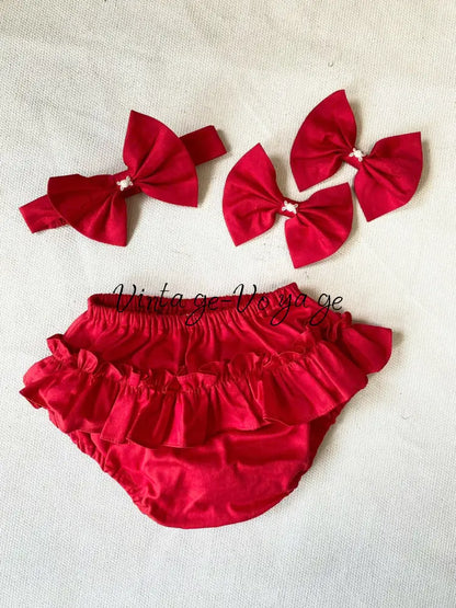 PRE-ORDER & GET IT NEXT WEEK! NEW SEASON🎄ISABELLA RED❤️HAND-SMOCKED🧵🪡👑DRESS & ACCESSORIES🎀❄️ - Baby & Toddler Dresses
