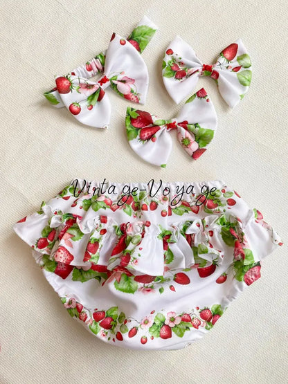 PRE-ORDER & GET IT NEXT WEEK! NEW! STRAWBERRY BLOSSOM HAND-SMOCKED DRESS & ACCESSORIES - Baby & Toddler Dresses