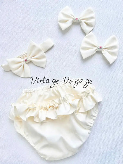 PRE-ORDER & GET NEXT WEEK! ANNA CREAM & LILAC HAND-SMOCKED DRESS & ACCESSORIES Baby & Toddler Dresses