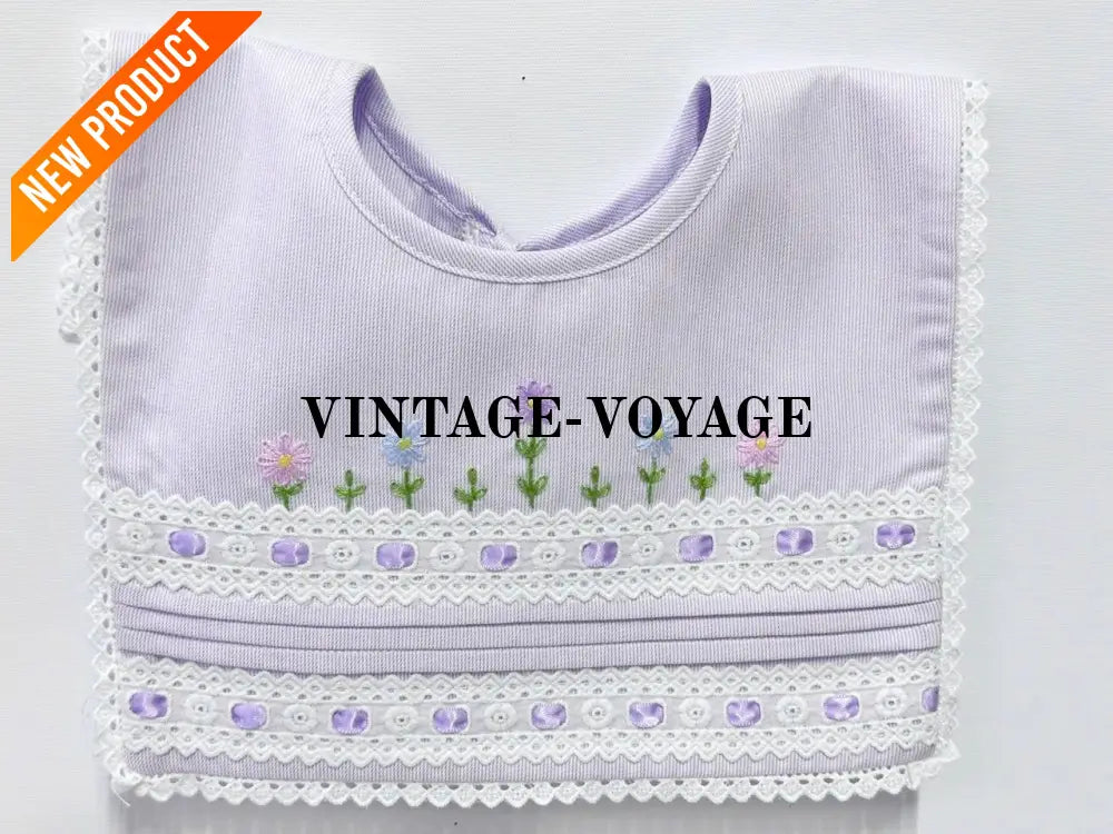 PRE ORDER&GET NEXT WEEK!NEW!BLOSSOM PALE LILAC HAND EMBROIDERED DRESS,KNICKERS,BIB & HEADBAND OUTFIT Baby & Toddler