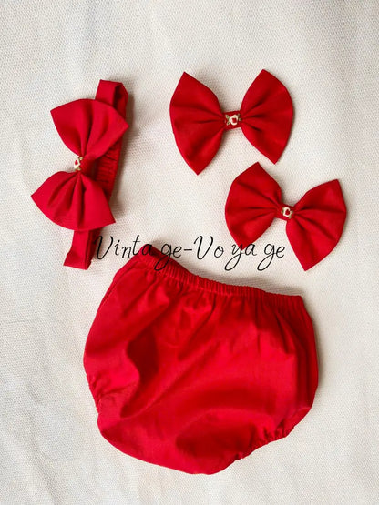 PRE-ORDER & GET NEXT WEEK‼️NEW🎄CASSANDRA RED🧑‍🎄HAND-SMOCKED🧵🪡👑DRESS & ACCESSORIES🎀👼 - Baby & Toddler Dresses