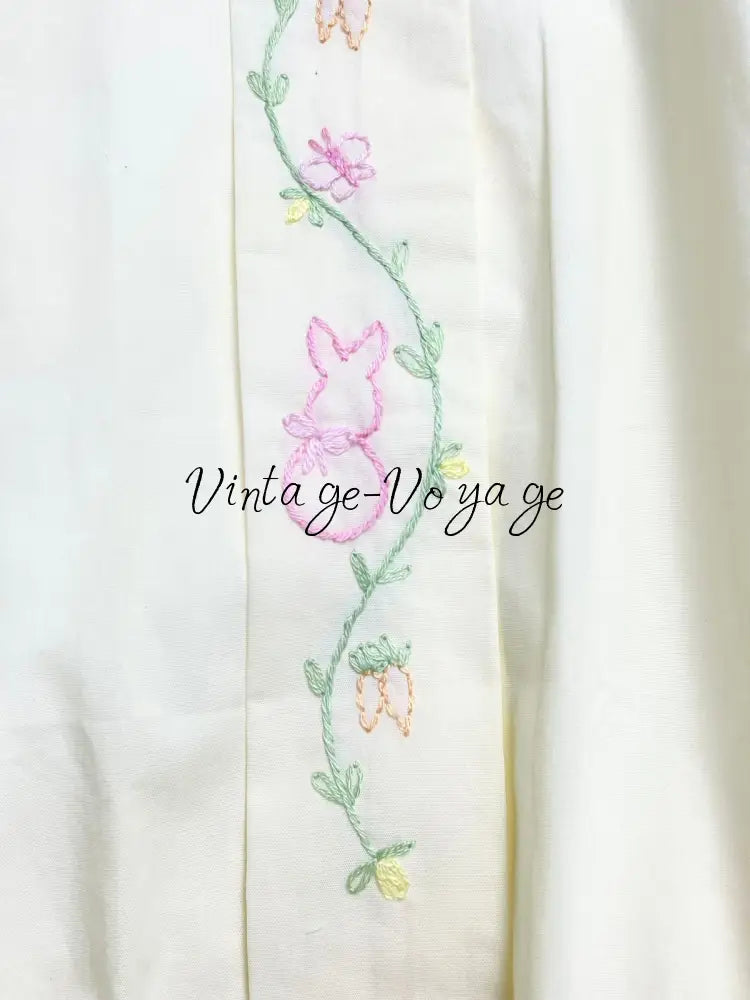 PRE-ORDER&GET NEXT WEEK‼️NEW COCO🐇 PALE LEMON👑HAND-EMBROIDERED🪡🧵ROMPER & BIB SET👼 Baby & Toddler Outfits