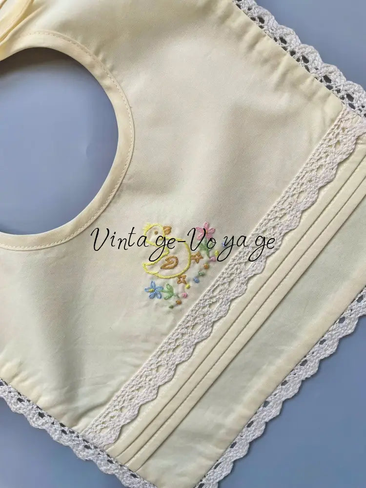 PRE-ORDER&GET NEXT WEEK🤩NEW❣️ELSA PALE LEMON☀️🐥FOUR-PIECE HAND-EMBROIDERED🧵🪡BABY OUTFIT🎀 Baby & Toddler Outfits