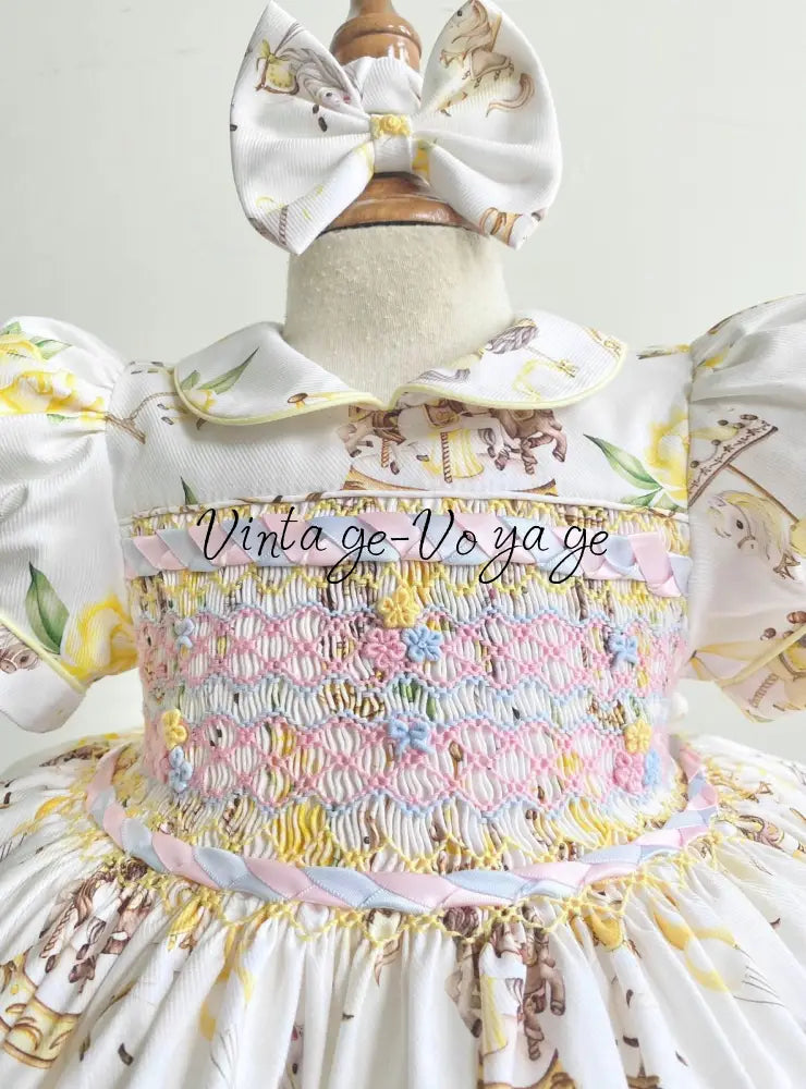 PRE-ORDER&GET NEXT WEEK! NEW! EMILY LEMON HAND-SMOCKED DRESS PANTIES & HAIR ACCESSORIES - Baby & Toddler Dresses