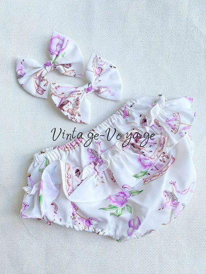 PRE-ORDER&GET NEXT WEEK! NEW! EMILY LILAC HAND-SMOCKED DRESS PANTIES & HAIR ACCESSORIES - Baby & Toddler Dresses