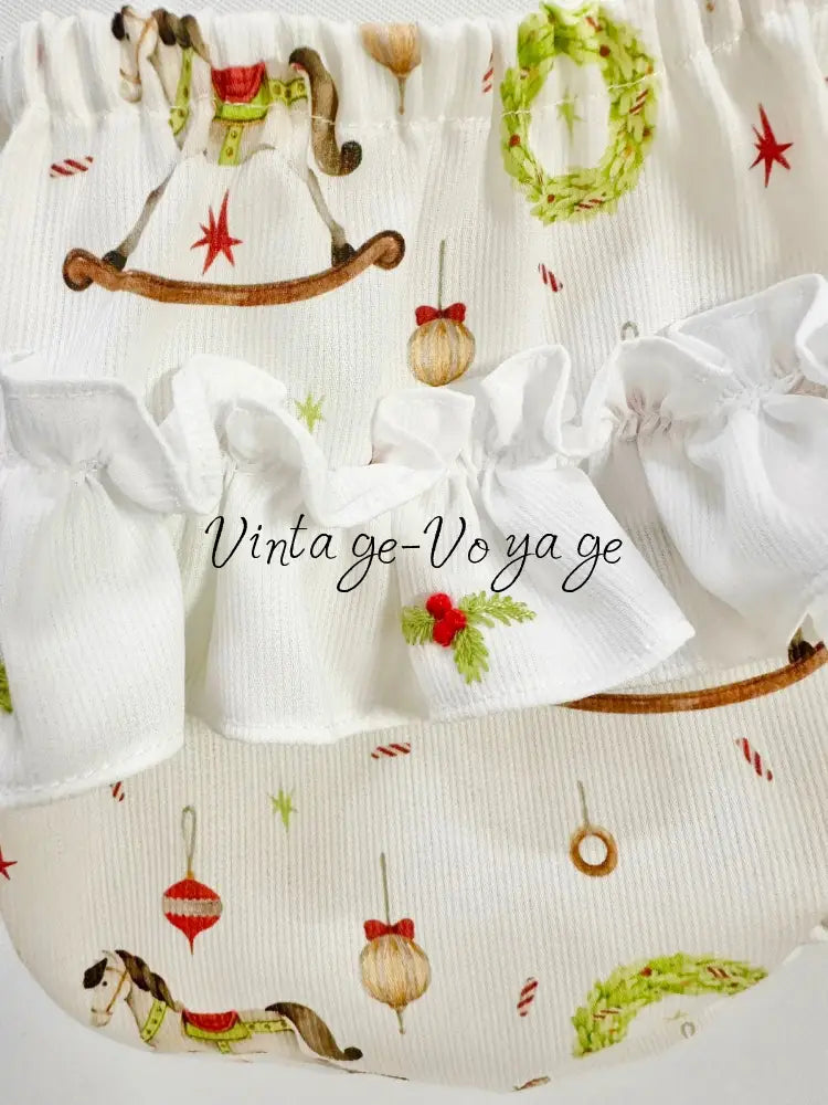 PRE-ORDER & GET NEXT WEEK!NEW! FESTIVE FUN HAND-EMBROIDERED DRESS PANTIES,BIB & BOWS Baby & Toddler Dresses