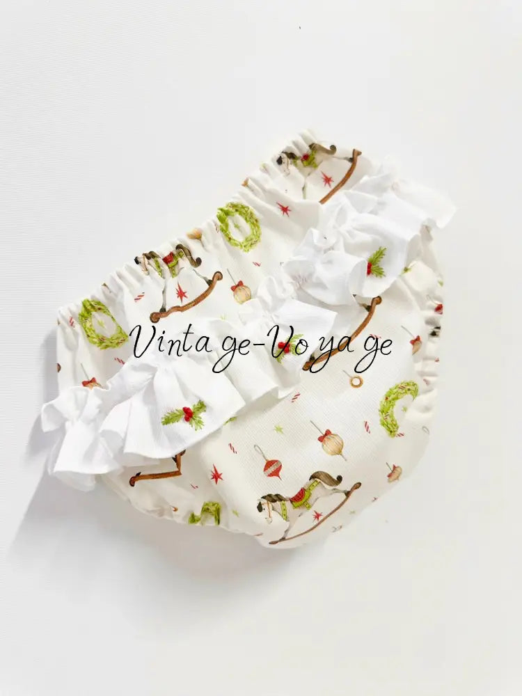 PRE-ORDER & GET NEXT WEEK!NEW! FESTIVE FUN HAND-EMBROIDERED DRESS PANTIES,BIB & BOWS Baby & Toddler Dresses