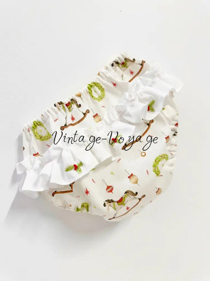 PRE-ORDER & GET NEXT WEEK!NEW! FESTIVE FUN HAND-EMBROIDERED DRESS PANTIES,BIB & BOWS Baby & Toddler Dresses