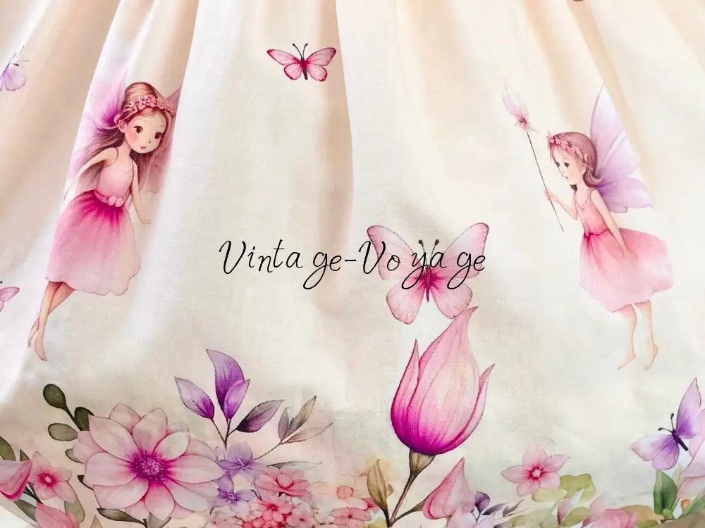 PRE-ORDER & GET NEXT WEEK👑NEW😍FLOWER FAIRIES🧚🏻‍♀️🧚 CUSTOM PRINT COTTON HAND-SMOCKED🧵🪡DRESS,PANTIES & HAIR ACCESSORIES🎀