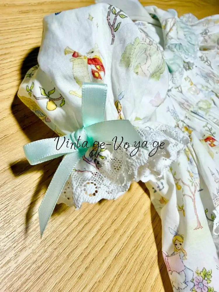 PRE-ORDER & GET NEXT WEEK‼️NEW🌸HANDMADE ALICE IN WONDERLAND🧚‍♂️CUSTOM PRINTED💕PYJAMA & HAIR ACCESSORIES SET🎀 - pyjama