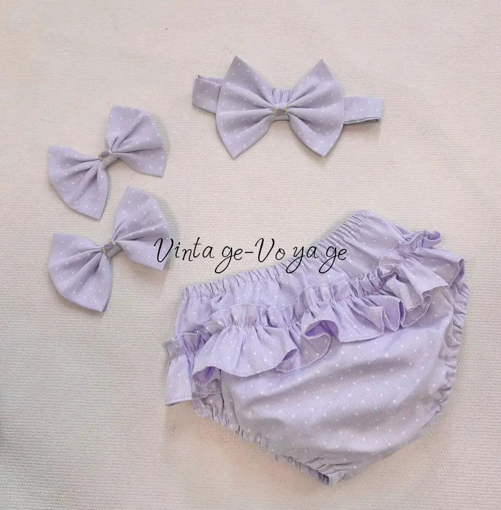 PRE-ORDER & GET NEXT WEEK! NEW MARY👑 LILAC HAND-SMOCKED🧵🪡DRESS PANTIES & HAIR ACCESSORIES🎀 - Baby & Toddler Dresses