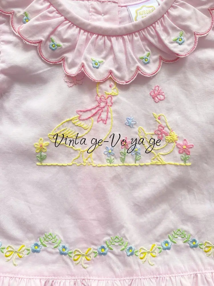 PRE-ORDER & GET NEXT WEEK‼️NEW🤩MARY PINK 👑🕊️COTTON HAND-EMBROIDERED🧵🪡 PYJAMA SET🎀 pyjama set