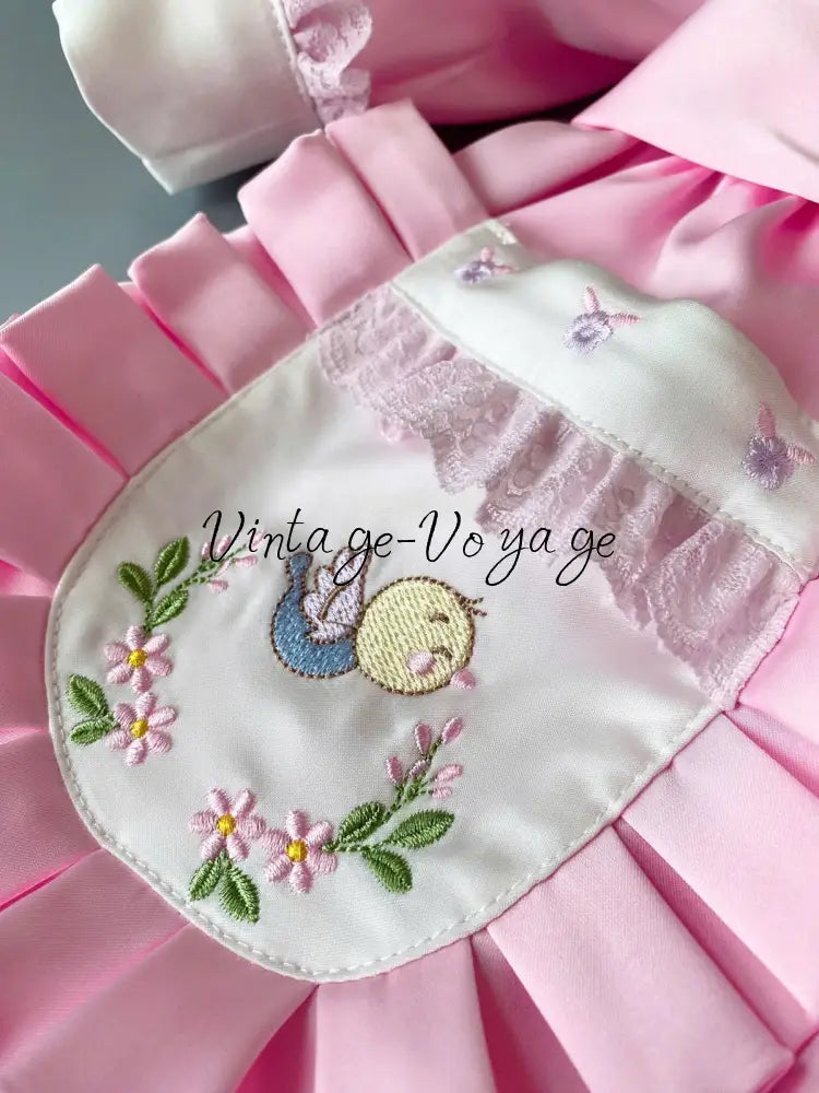 PRE-ORDER & GET NEXT WEEK! NEW😍MATILDA PINK☀️NIGHTDRESS DRESSING GOWN AND HAIR BOWS OR HEADBAND🎀🎀MATILDA pyjama set