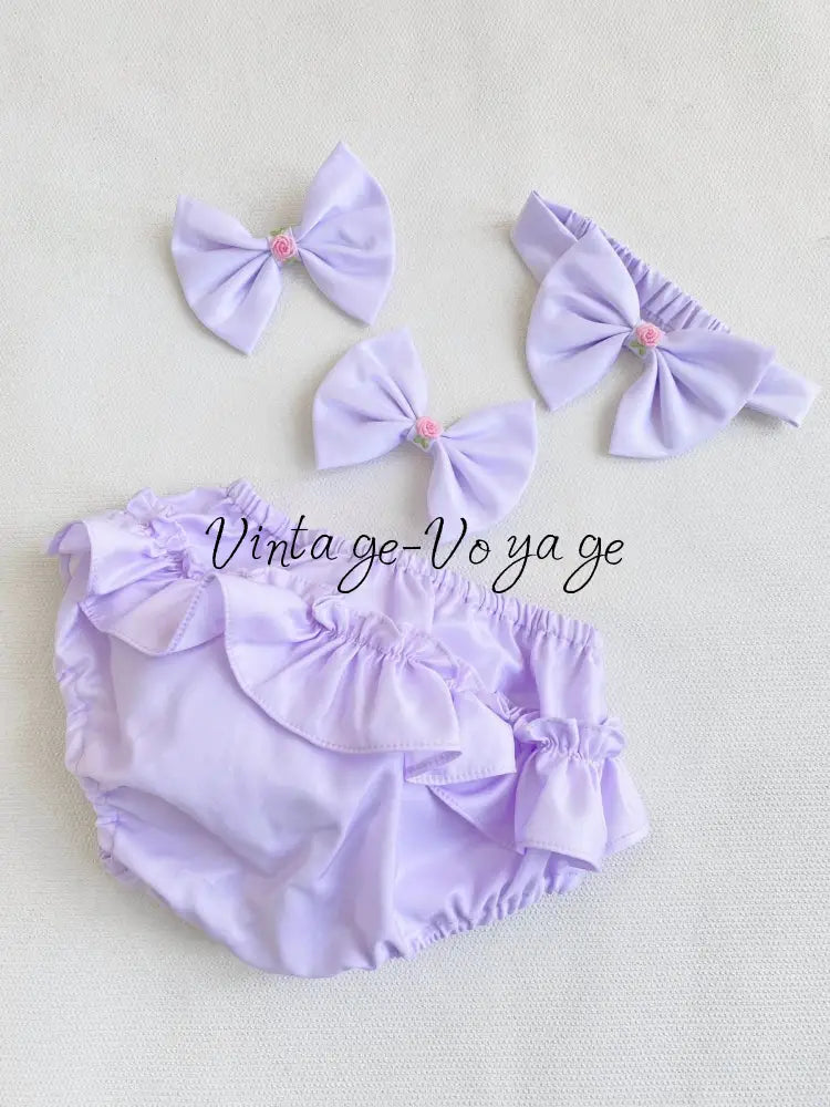 PRE-ORDER&GET NEXT WEEK! NEW! VIOLA LILAC HAND SMOCKED DRESS,PANTIES & HAIR ACCESSORIES Baby & Toddler Dresses