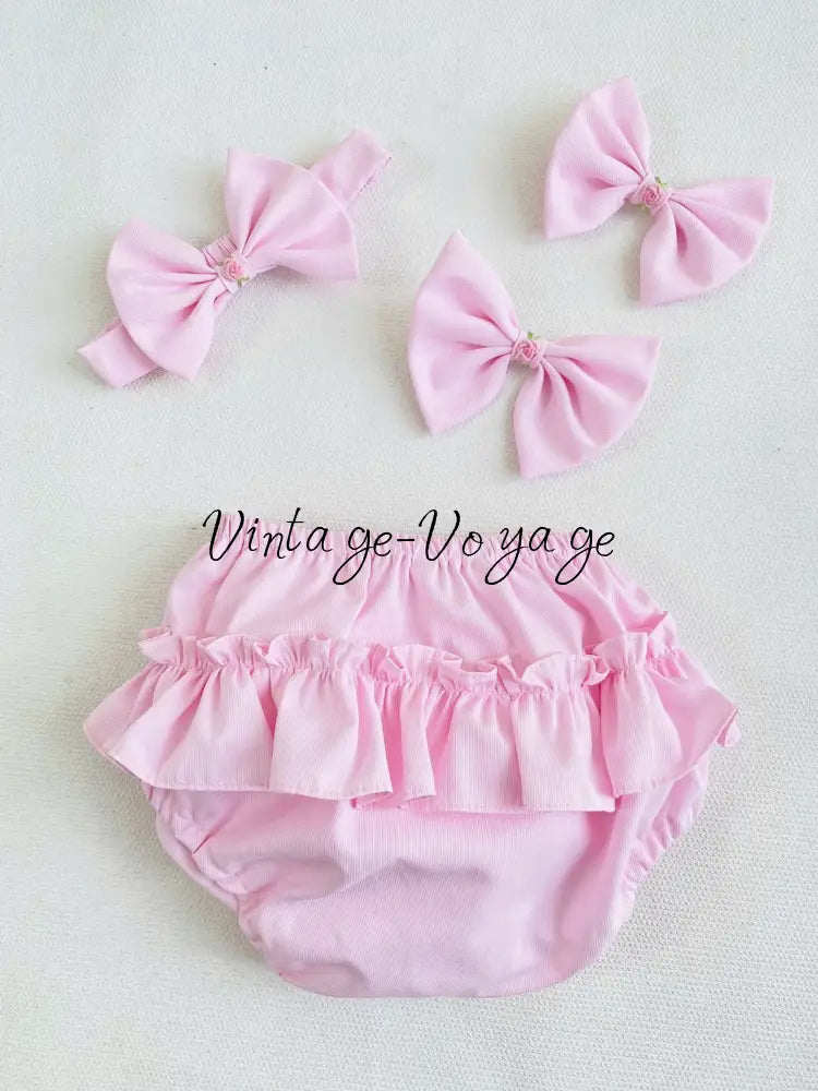 PRE-ORDER&GET NEXT WEEK! NEW! VIOLA PINK HAND SMOCKED DRESS,PANTIES & HAIR ACCESSORIES Baby & Toddler Dresses
