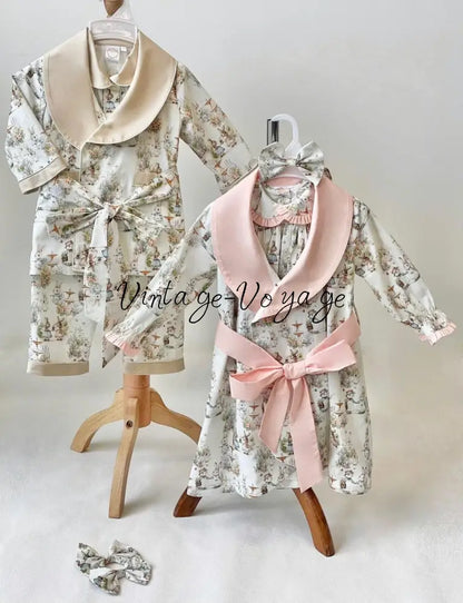 PRE-ORDER! NEW! FLUFFYTAILS BOYS DRESSING GOWN & PYJAMA SET pyjama set