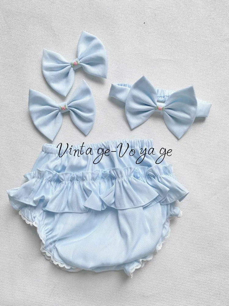 PRE-ORDER NOW & GET IT NEXT WEEK‼️NEW🤩DELPHINA BLUE🦋HAND-SMOCKED🪡🧵👑GIRLS OUTFIT🎀 - Baby & Toddler Dresses
