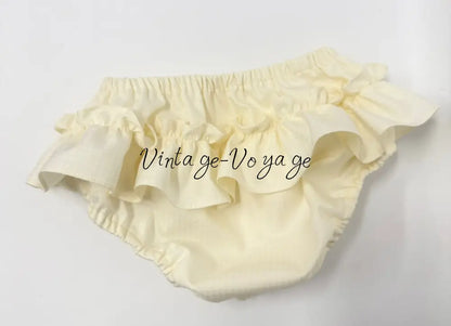 PRE-ORDER NOW & GET NEXT WEEK! NEW! MOLLY CREAM & LILAC HAND-SMOCKED DRESSS PANTIES (6M-24M) & BOWS Baby & Toddler