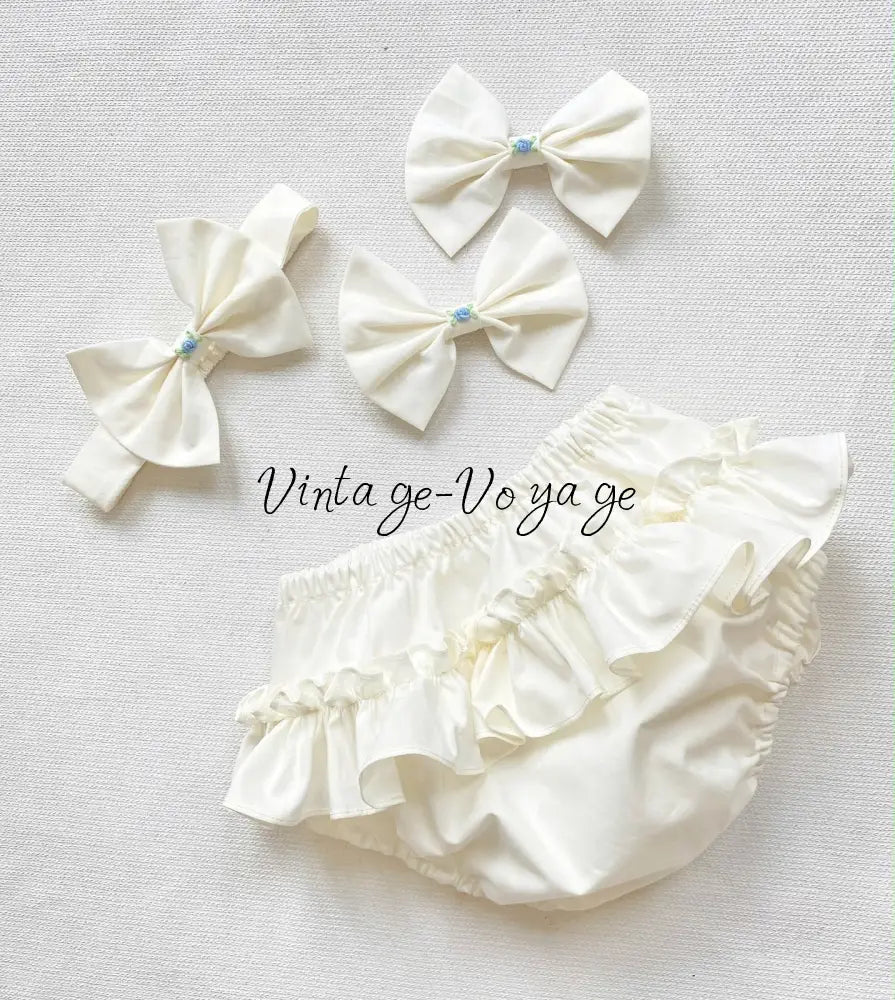 PRE-ORDER NOW & GET NEXT WEEK! NEW SEASON🎄SCARLETT WHITE & BLUE HAND-SMOCKED🧵🪡👑DRESS & ACCESSORIES🎀❄️ - Baby & Toddler