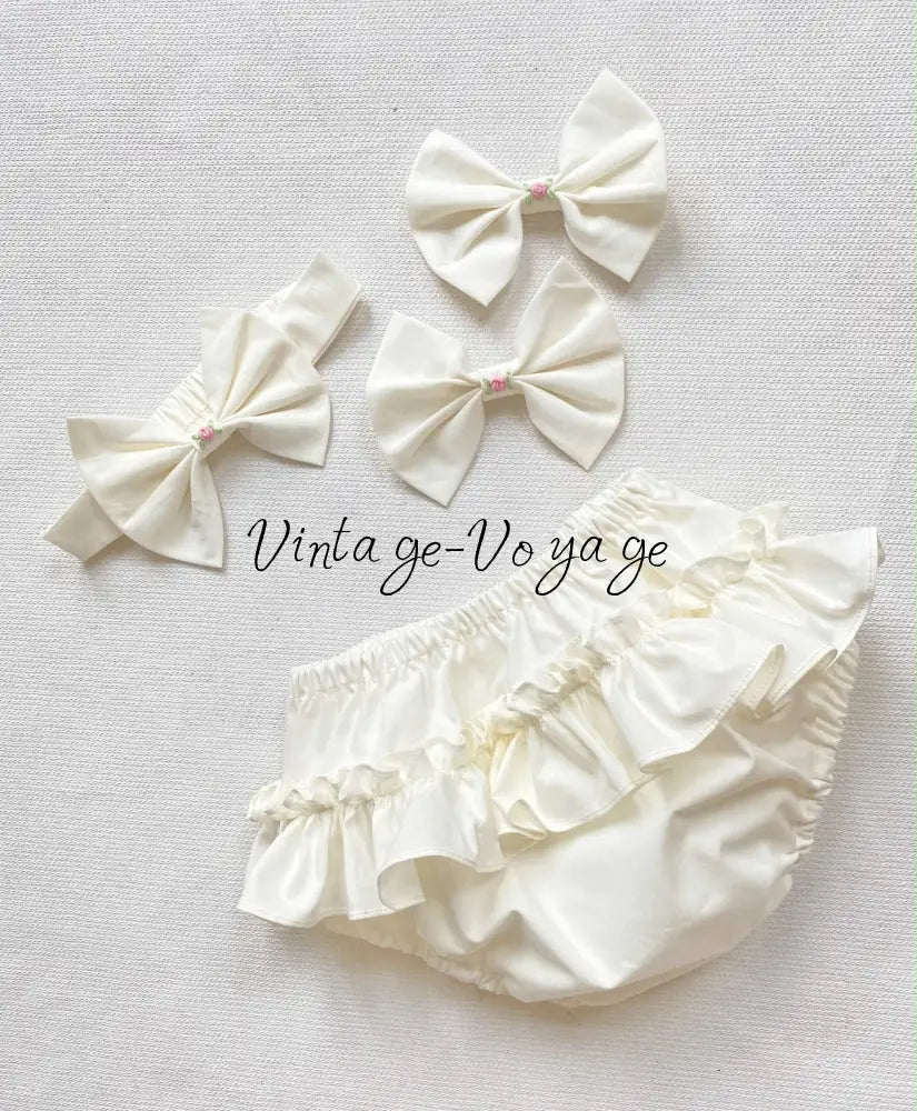 PRE-ORDER NOW & GET NEXT WEEK! NEW SEASON🎄SCARLETT WHITE & PINK HAND-SMOCKED🧵🪡👑DRESS & ACCESSORIES🎀❄️ - Baby & Toddler