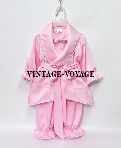 Pre-Order Now & Get Next Week🕊️🌱 New Season🤩Sofia Pink💖Silk/Satin 🪽Dressing Gown