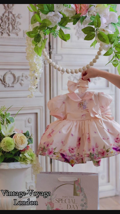 FLOWER FAIRIES🌷☀️CLASSIC COTTON FAIRIES CUSTOM PRINT🧚DRESS, KNICKERS & BOWS🎀