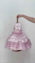 Load and play video in Gallery viewer, NEW SEASON &quot;JUSTINE&quot;  Organza Handsmocked Dress &amp; Hair Accessories
