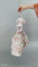 Load and play video in Gallery viewer, NEW SEASON! &quot;BARBARA&quot; Hand-Smocked Pink Roses Dress &amp; Hair Accessories
